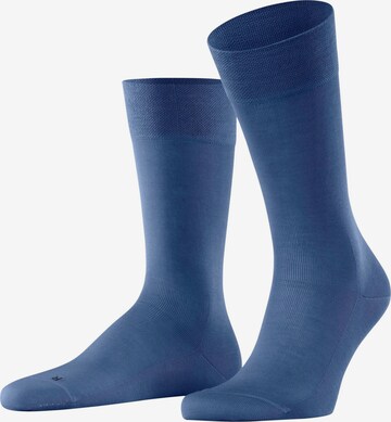FALKE Socken 'Sensitive Malaga' in Blau: Vorderseite