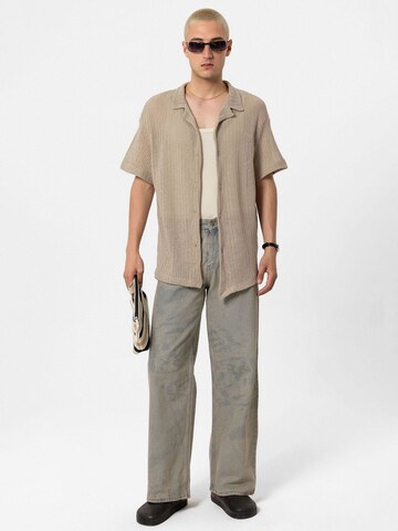 VAMOS CLO Comfort Fit Πουκάμισο 'Tithonia' σε μπεζ