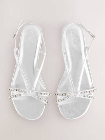 Next Sandalen met riem 'Forever Comfort' in Zilver