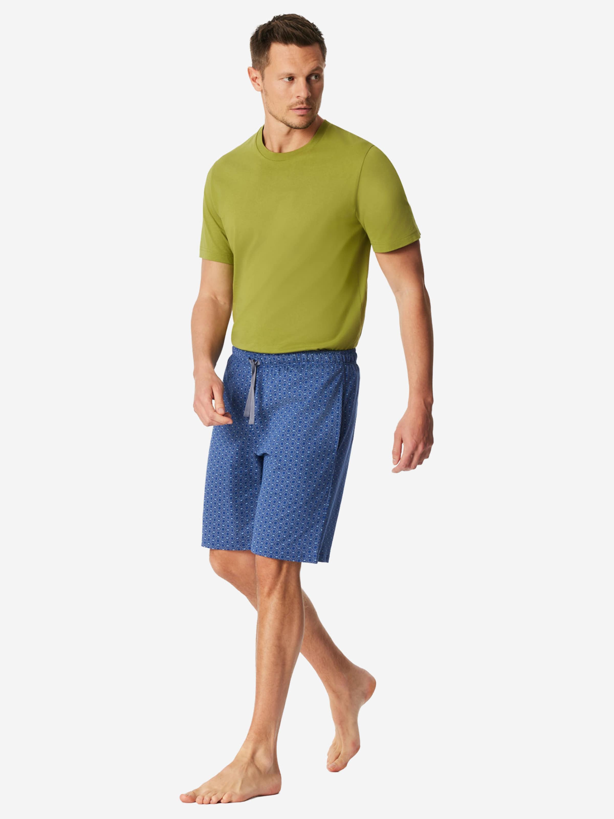 SCHIESSER Pajama pants ' Mix & Relax ' in Blue