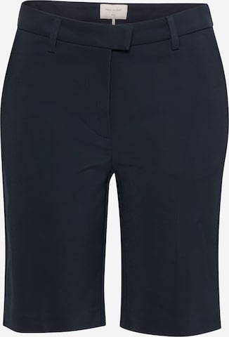 Freequent Slim fit Pleated Pants 'ISABELLA' in Blue: front