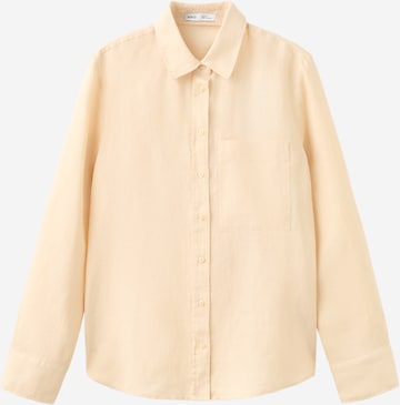 Chemisier 'LINO' MANGO en jaune : devant