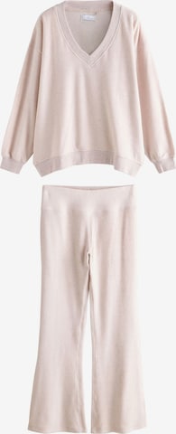 NextJednodijelna pidžama - bež boja: prednji dio