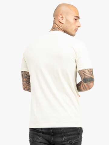 T-Shirt 'SPLASHED' Tapout en beige