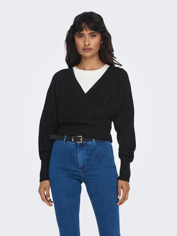 Pull-over 'NINA' ONLY en noir : devant