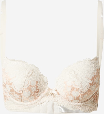 LingaDore Push-up Bra in Beige: front