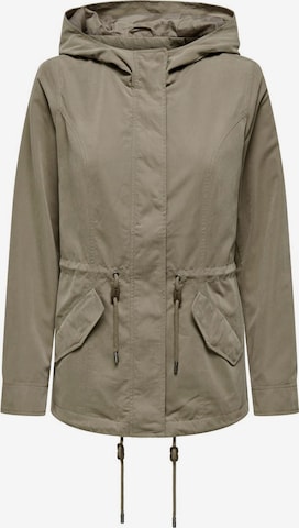 Parka mi-saison ONLY en gris : devant