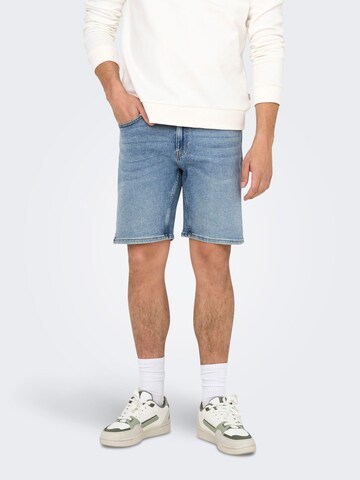 Regular Jean 'ONSWeft' Only & Sons en bleu : devant