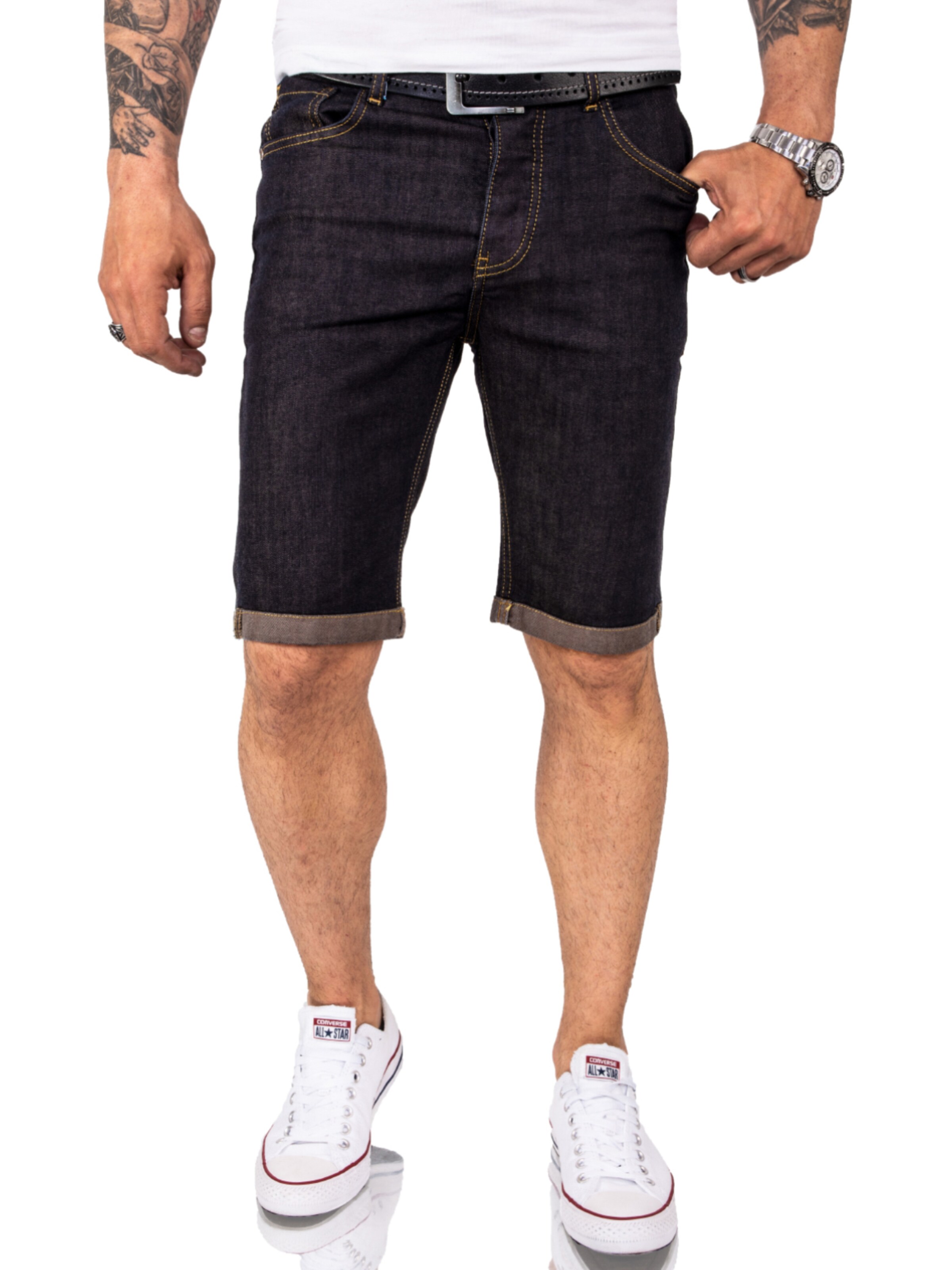 Rock Creek Regular Shorts in Blau: Vorderseite