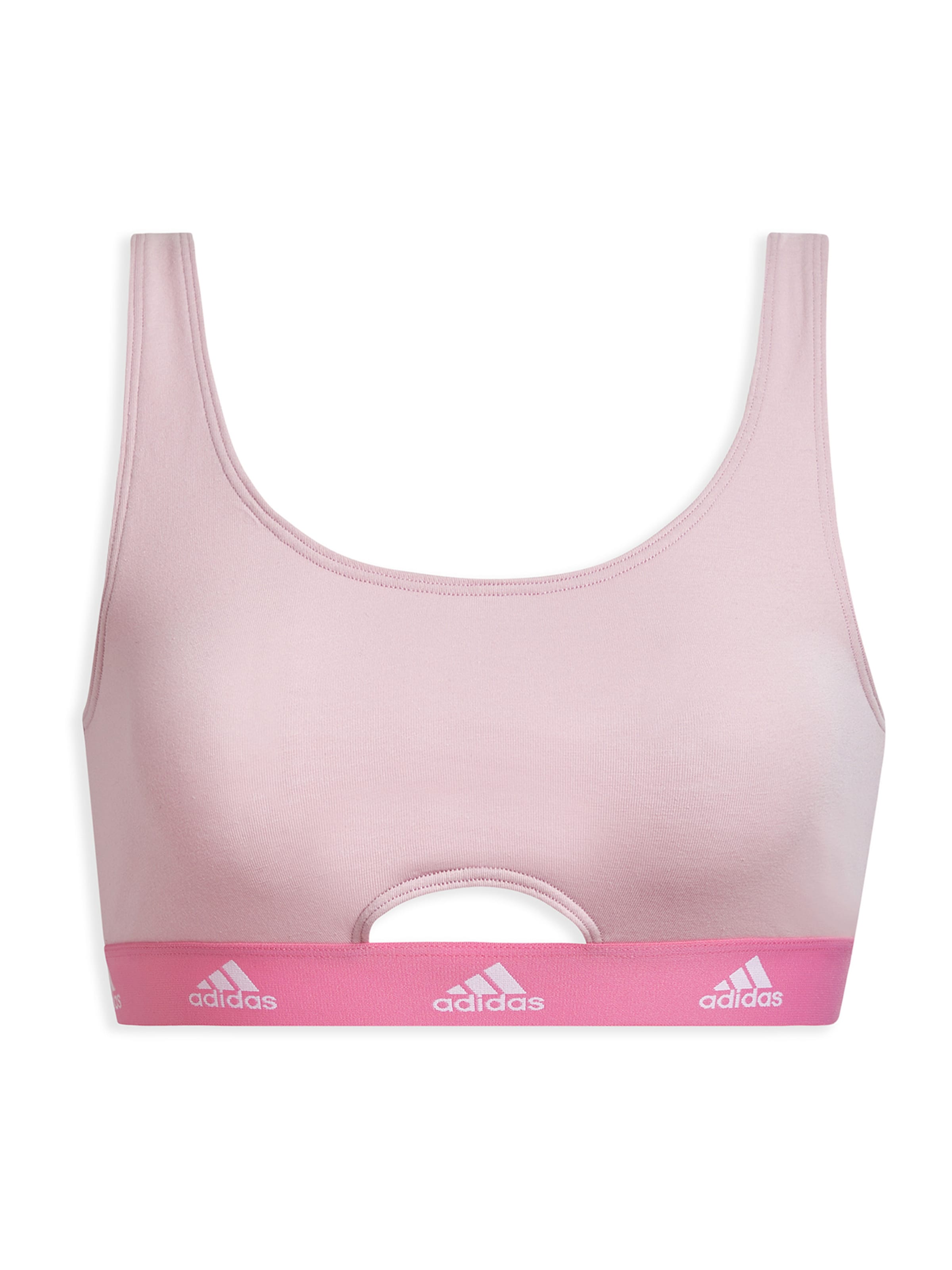 Soutien-gorge de sport ' SCOOP BRALETTE ' ADIDAS SPORTSWEAR en rose : devant