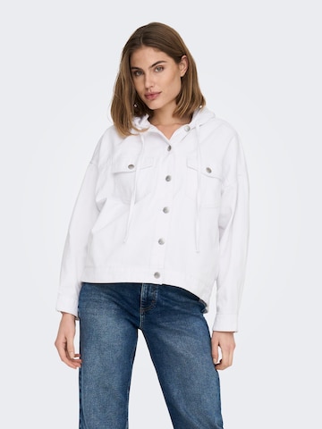 Veste mi-saison 'DREW' ONLY en blanc : devant