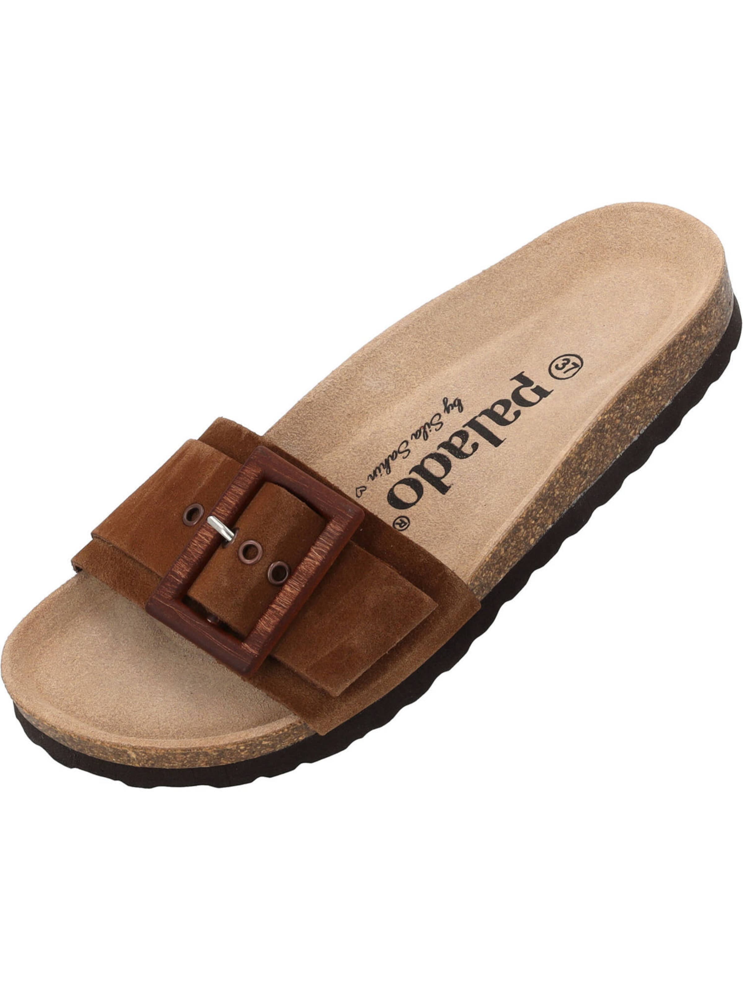 Saboți 'Malta Wood' de la Palado by Sila Sahin pe maro: față