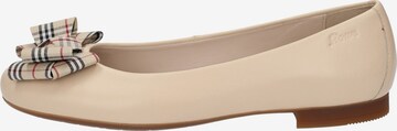 SIOUX Ballet Flats in Beige