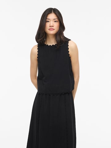 Top 'VIMindy' di VILA in nero: frontale