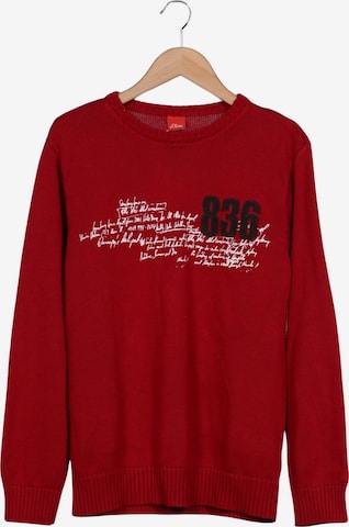 s.Oliver Pullover M in Rot: Vorderseite