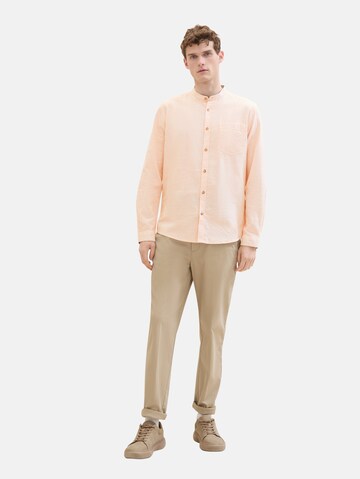 TOM TAILOR Regular Fit Hemd in Orange