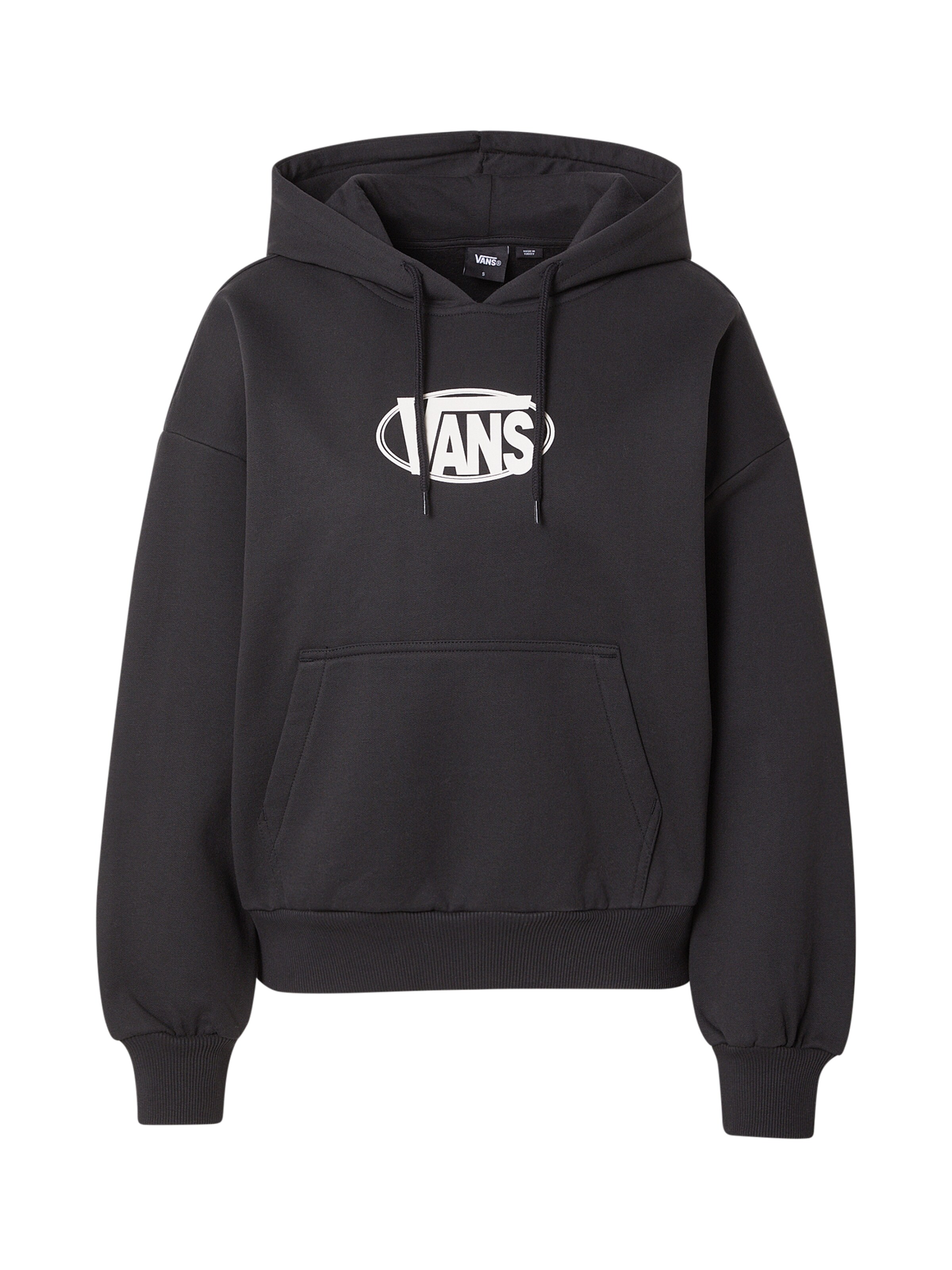 Bluză de molton de la VANS pe negru: față