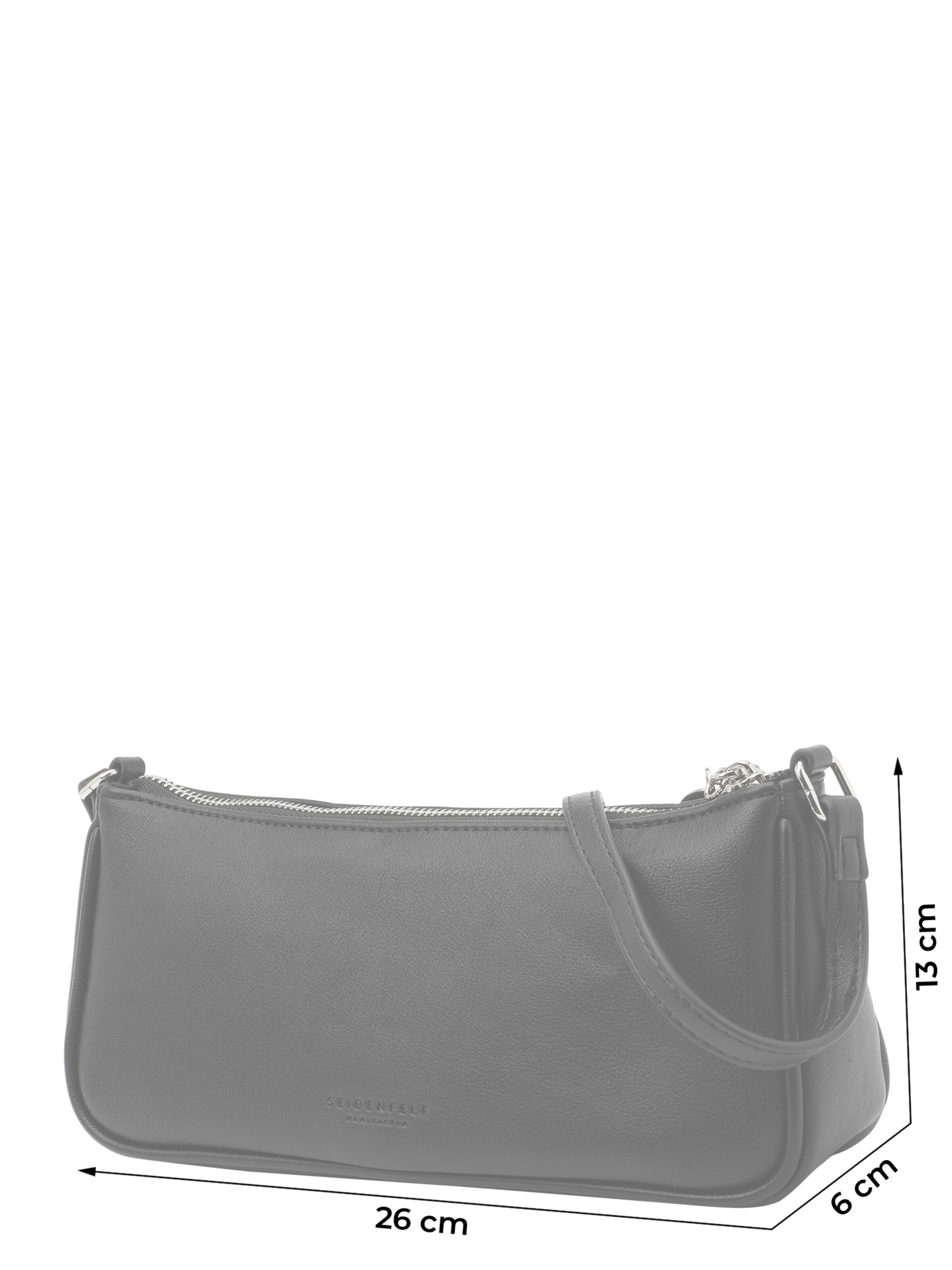 Seidenfelt Umhängetasche 'Vinje' in Schwarz