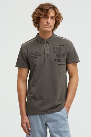 CAMP DAVID Shirt in Brown: front