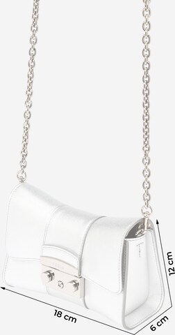 FURLA Crossbody Bag 'METROPOLIS' in Silver