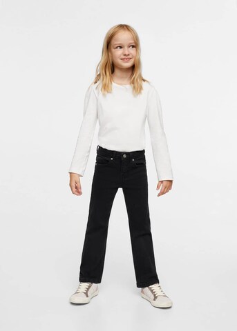 MANGO KIDS Flared Jeans in Black