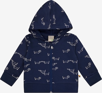 loud + proud Zip-Up Hoodie in Blue: front