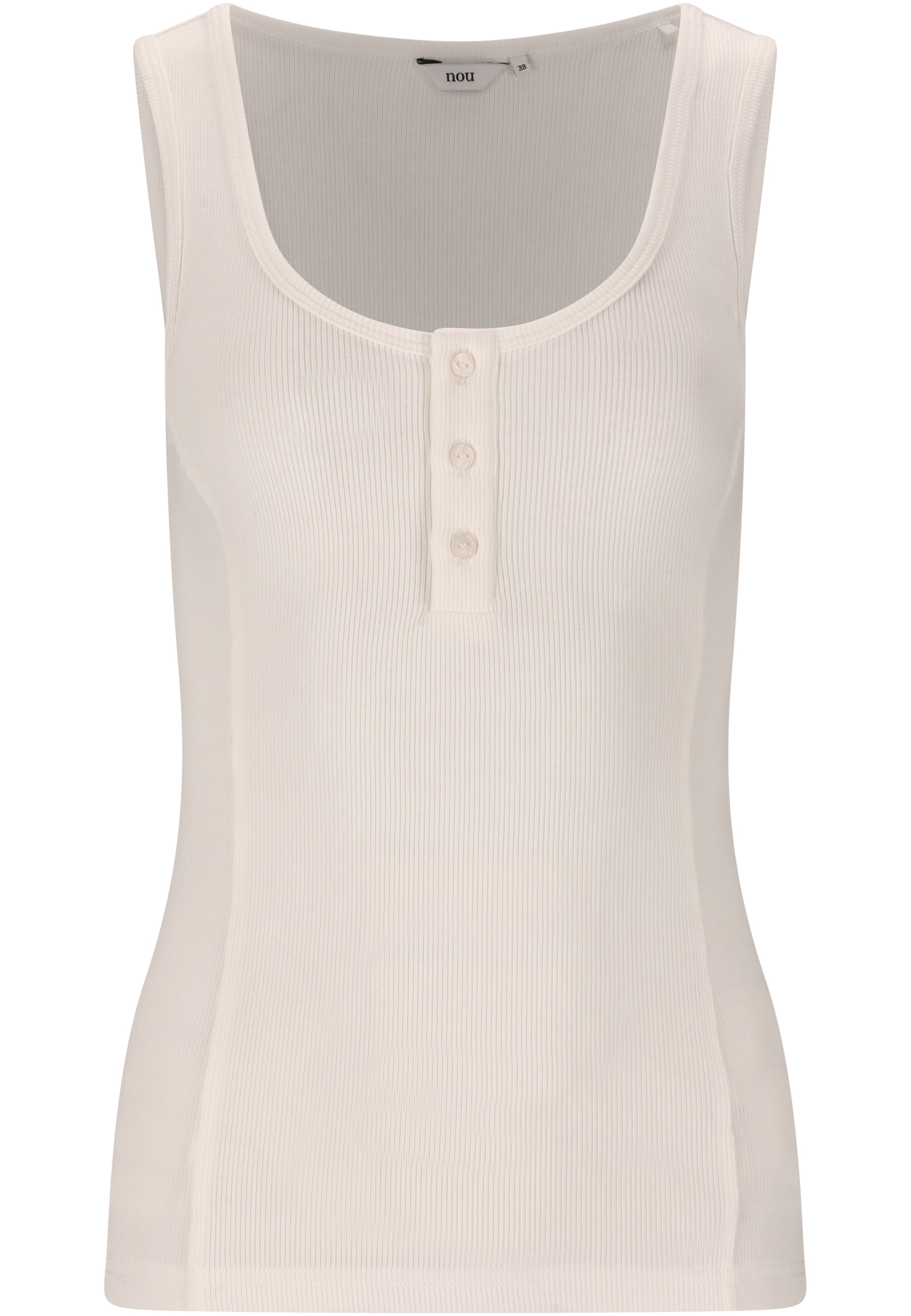 NOU Top 'Marjory' in Weiß: Vorderseite