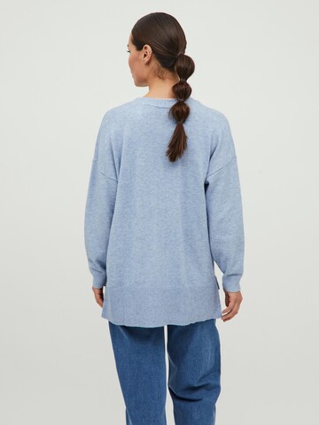 VILA Knit Cardigan 'Ril' in Blue