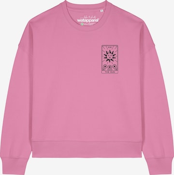 Sweat-shirt 'Tarot The Sun ' Watapparel en rose : devant