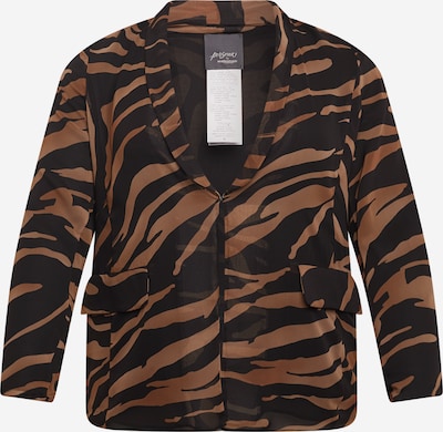 Persona by Marina Rinaldi Blazer 'CIMA' in braun / schwarz, Produktansicht