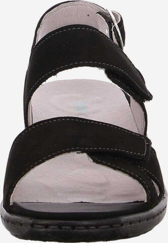WALDLÄUFER Strap Sandals in Black