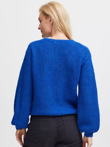 PULZ Jeans Sweater 'IRIS ' in Blue