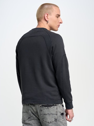 BIG STAR Sweatshirt 'Olvin' in Zwart