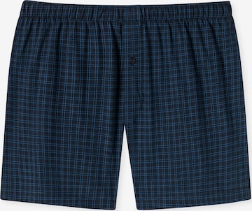 Boxers ' Cotton Casuals ' SCHIESSER en bleu : devant