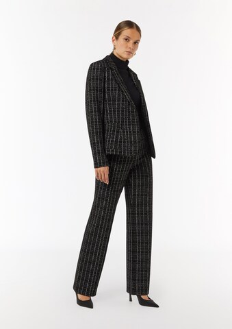 COMMA Wide Leg Hose in Schwarz