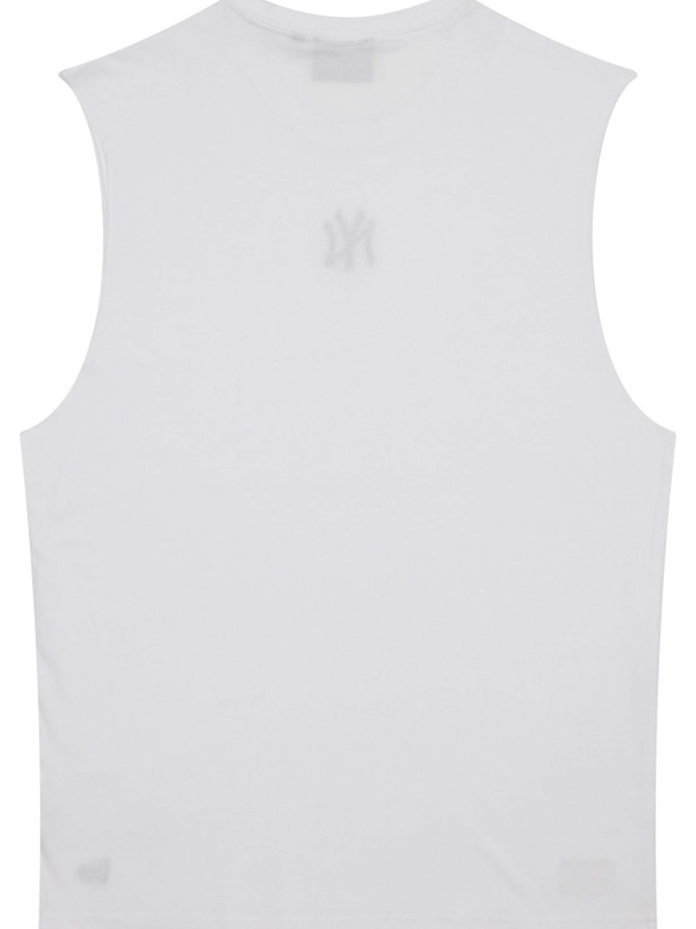 NEW ERA Shirt 'Camiseta new era blanca tirantes yankkes midi logo sleeveless tee' in White