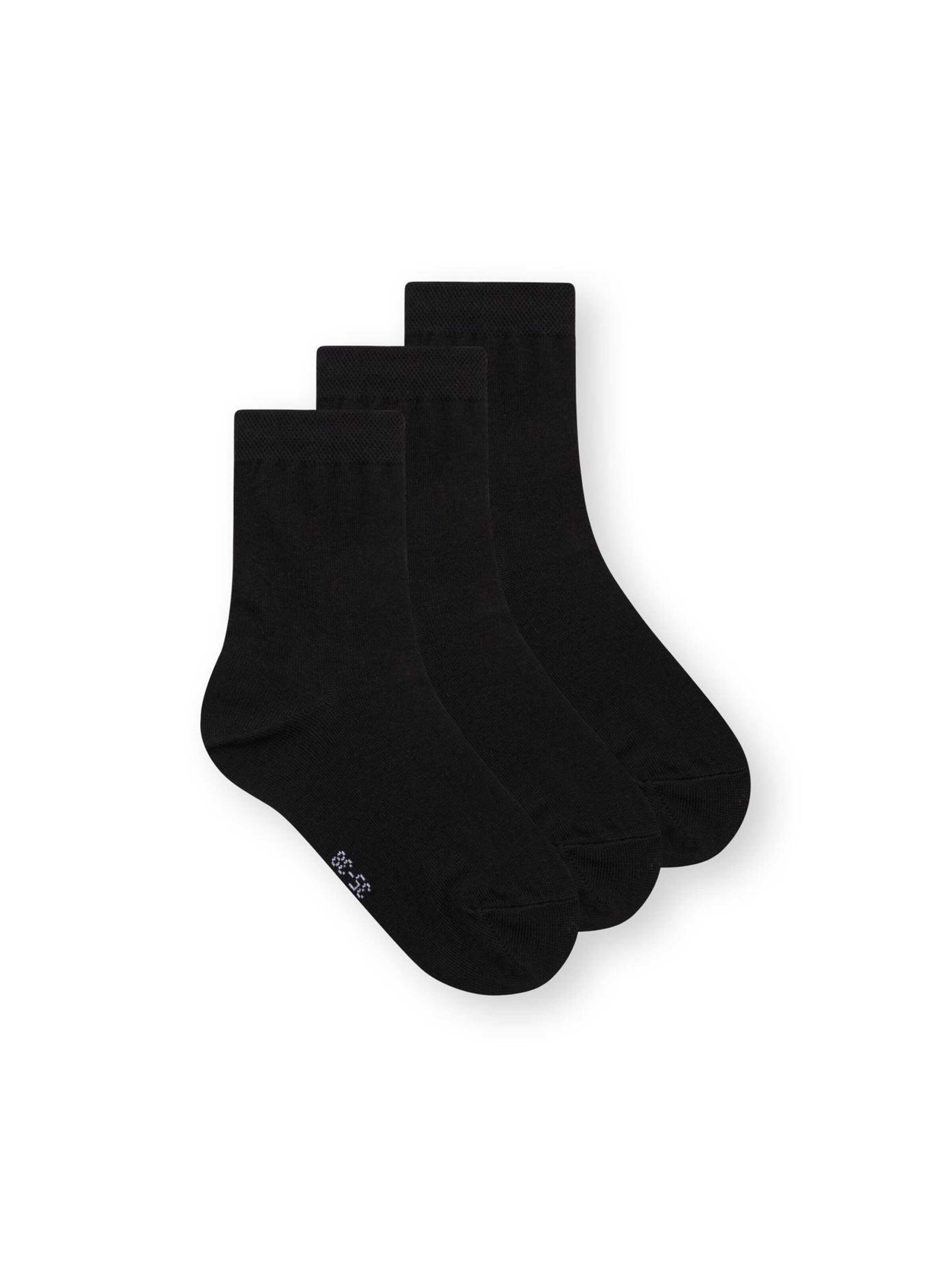 ThokkThokk Socken‌‌‌‌ in Schwarz: Vorderseite