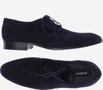 STRELLSON Flats & Loafers in 42 in Blue: front