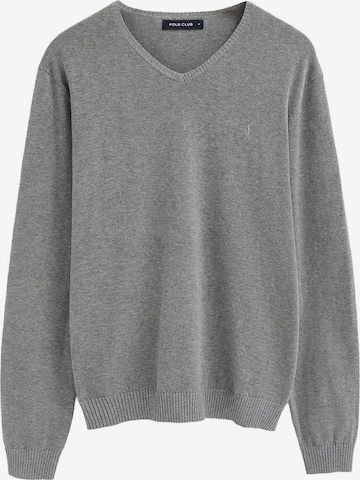 Polo Club Pullover 'Rigby Go' in Grau: Vorderseite