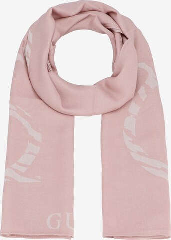 Sciarpa di GUESS in rosa: frontale