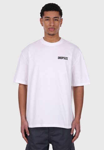 Dropsize Shirt 'Eagle' in Wit: voorkant