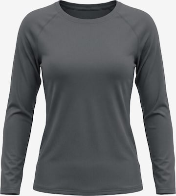 MEETWEE Sporttop 'UV Protection Shirt' in Grijs: voorkant