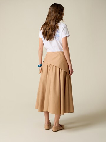 oltre - Falda en beige