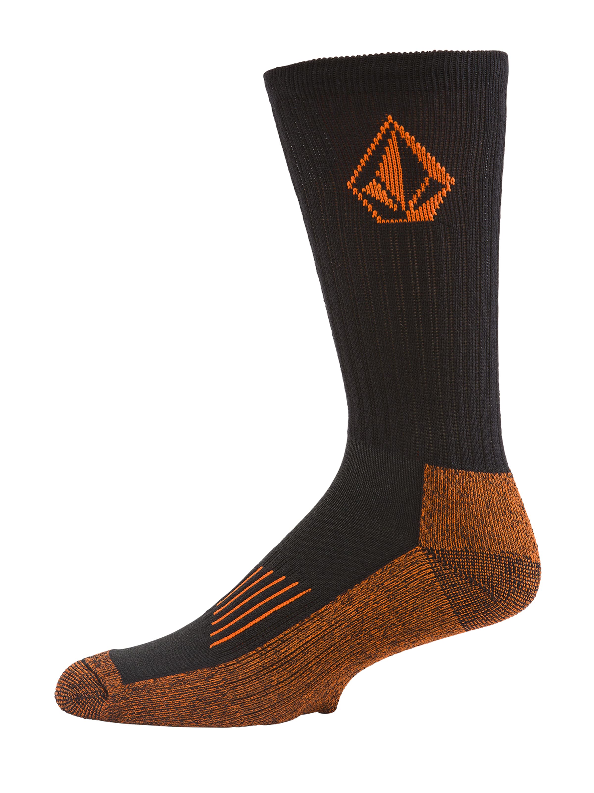 Chaussettes de sport Volcom en noir : devant