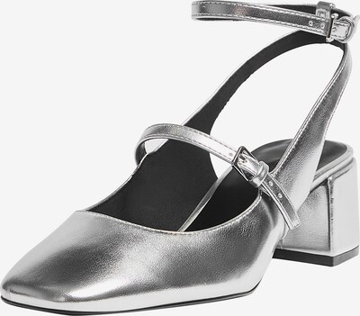 Pull&Bear Slingback pumps i silver, Produktvy