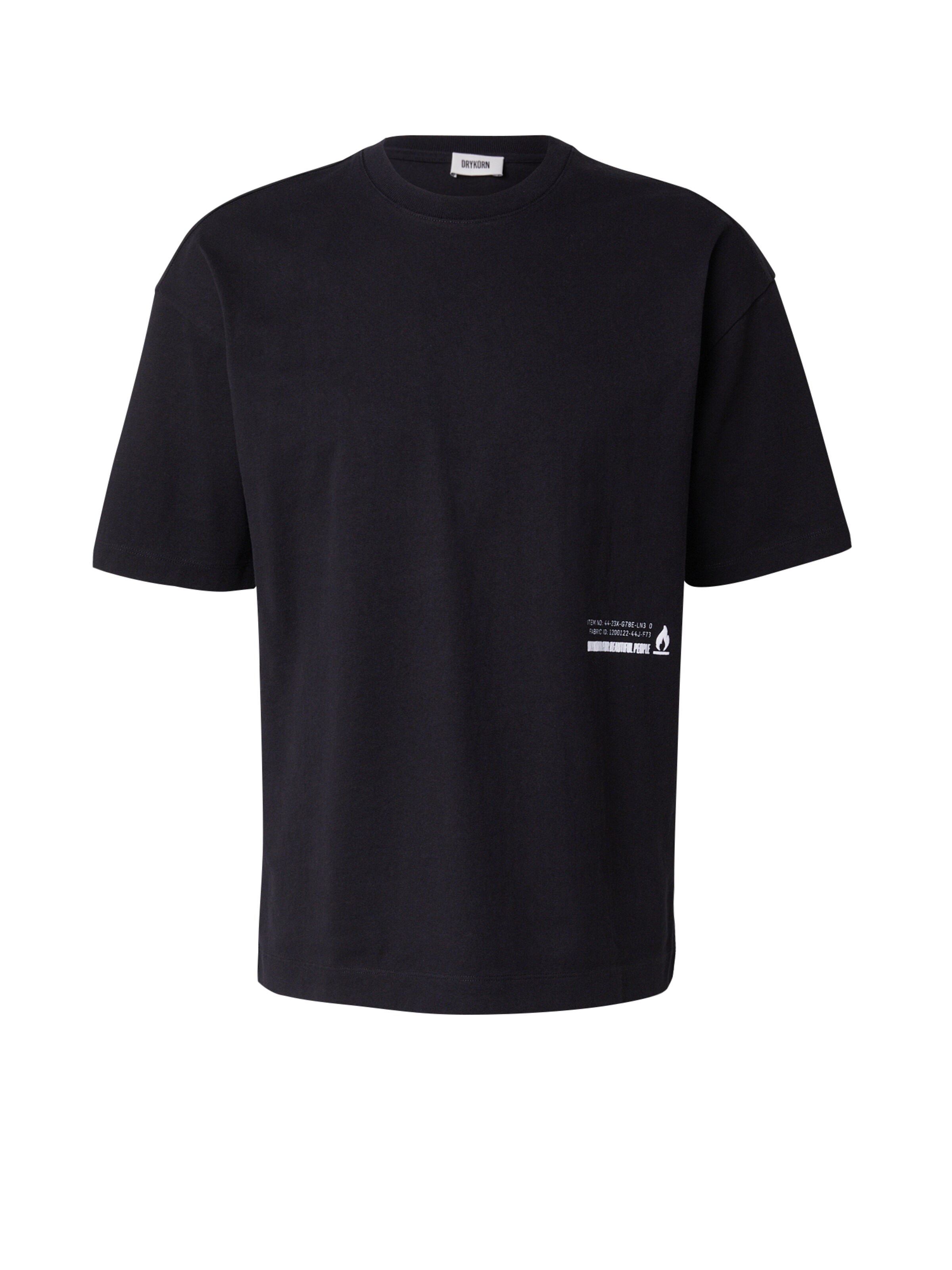 DRYKORN Särk 'OLYAN_FLAME', värv must: eest vaates