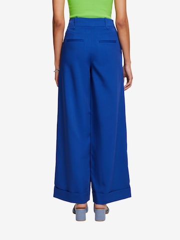 Wide Leg Pantalon ESPRIT en bleu