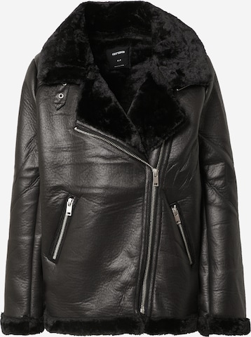 Cotton On Between-Season Jacket 'THE AVIATOR' in Black: front