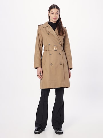 Manteau mi-saison Lauren Ralph Lauren en marron : devant