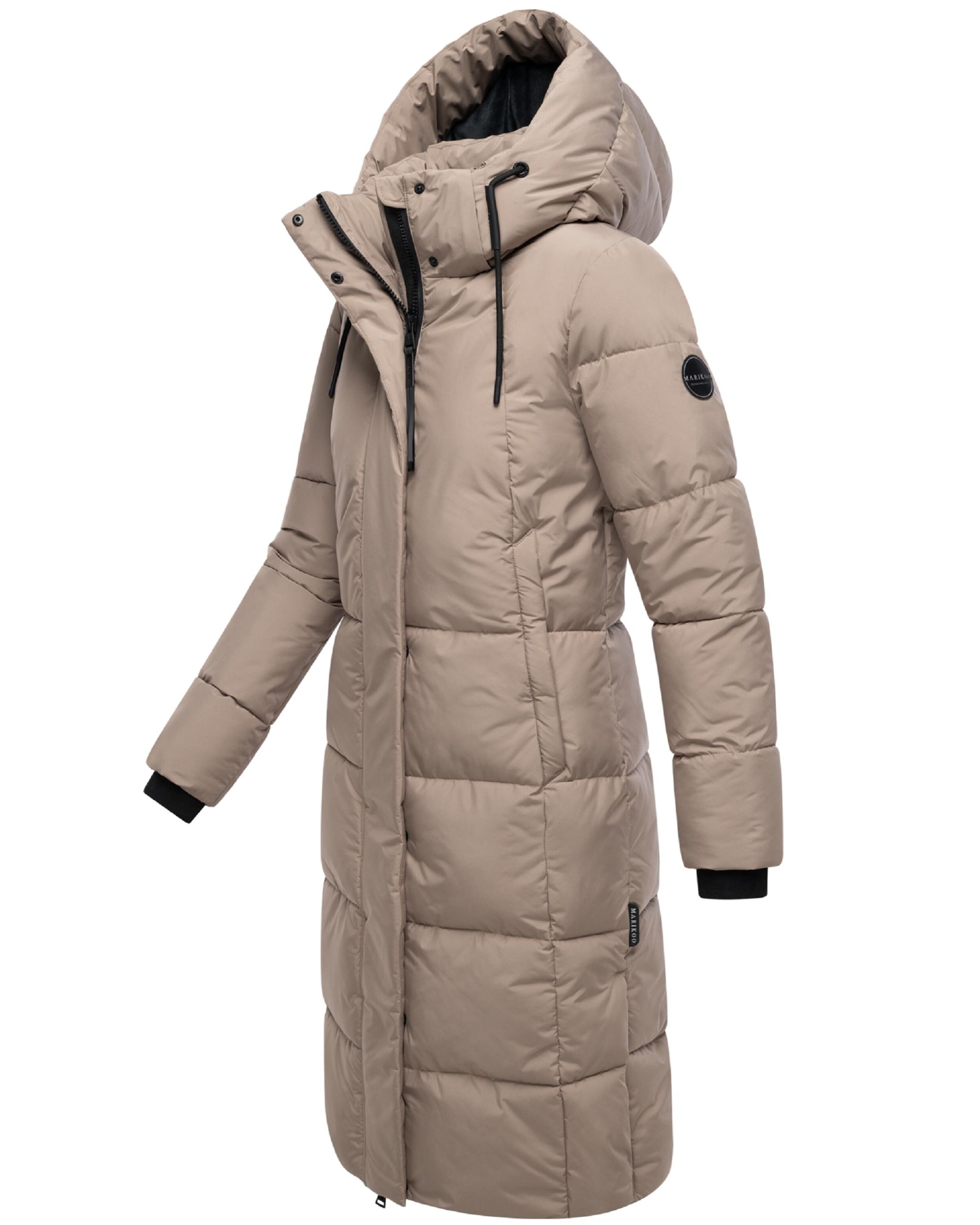 MARIKOO Winter coat 'Chumanii XVI' in Beige